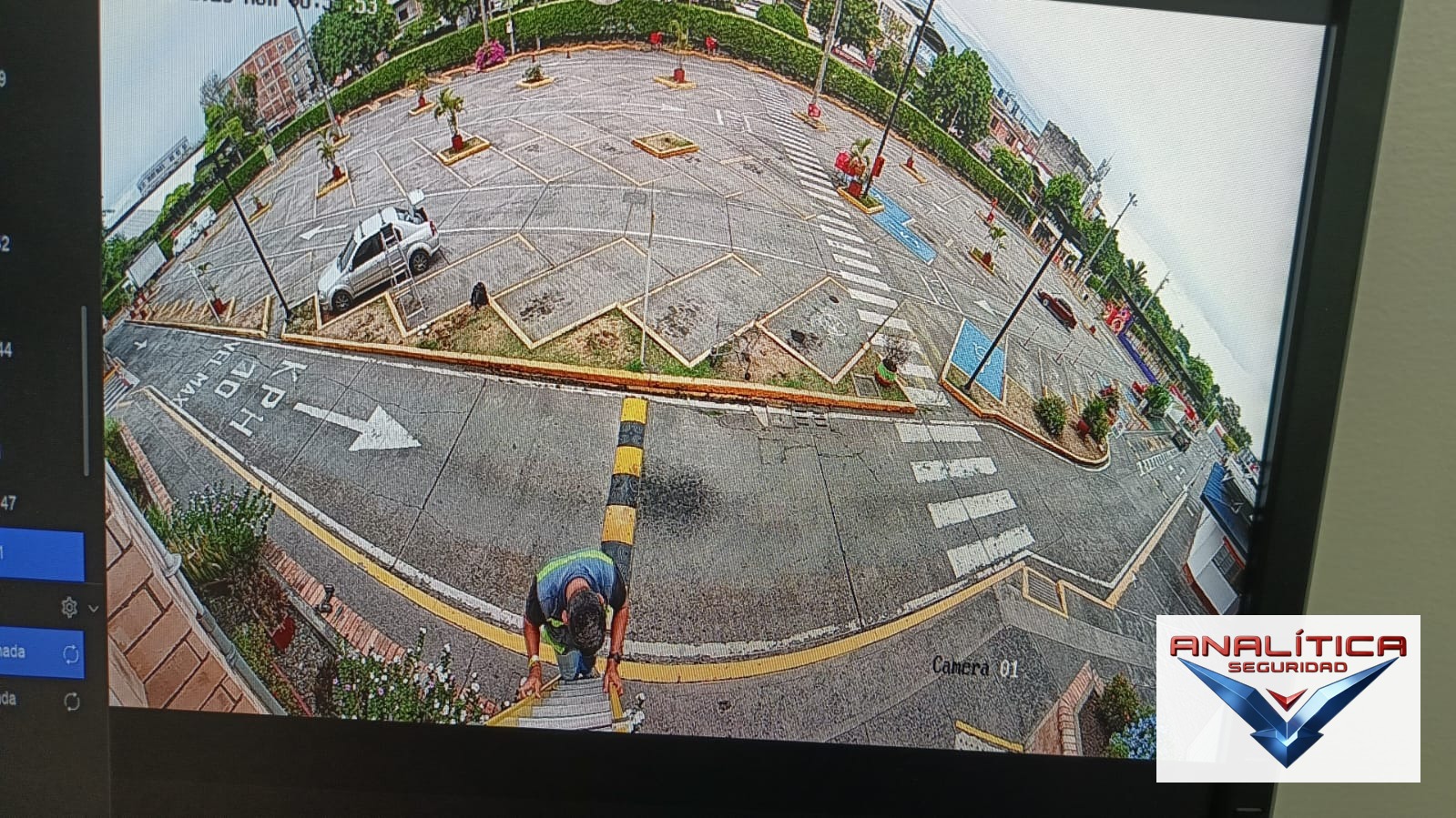 Vista de monitoreo en tiempo real desde central
